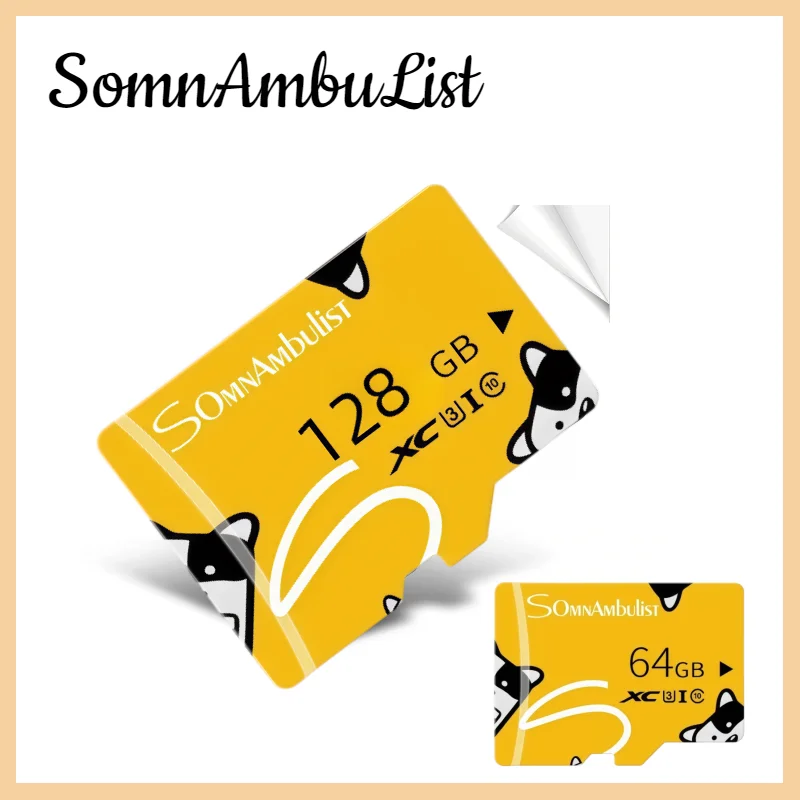 

2026 SomnAmbulist Memory Card 64GB High Speed Mini TF Card C10 U3 A1 for Drone Audio Surveillance Device 64GB TF Card