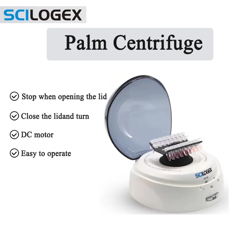 

SCILOGEX S1010E Palm Centrifuge Mini Mini Centrifuge D1008E Pet Serum S1010E Pet Hospital Experimental Centrifuge