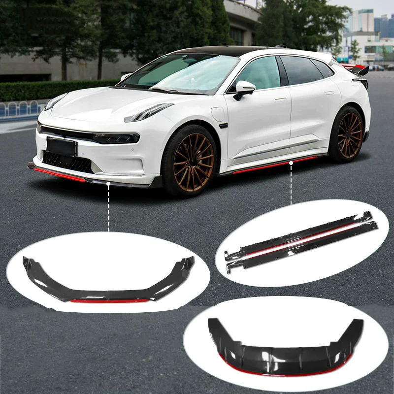 

Carbon fiber Body kit for ZEEKR 001 21-26 modified Front lip rear lip side skirt Surround Car Accessories