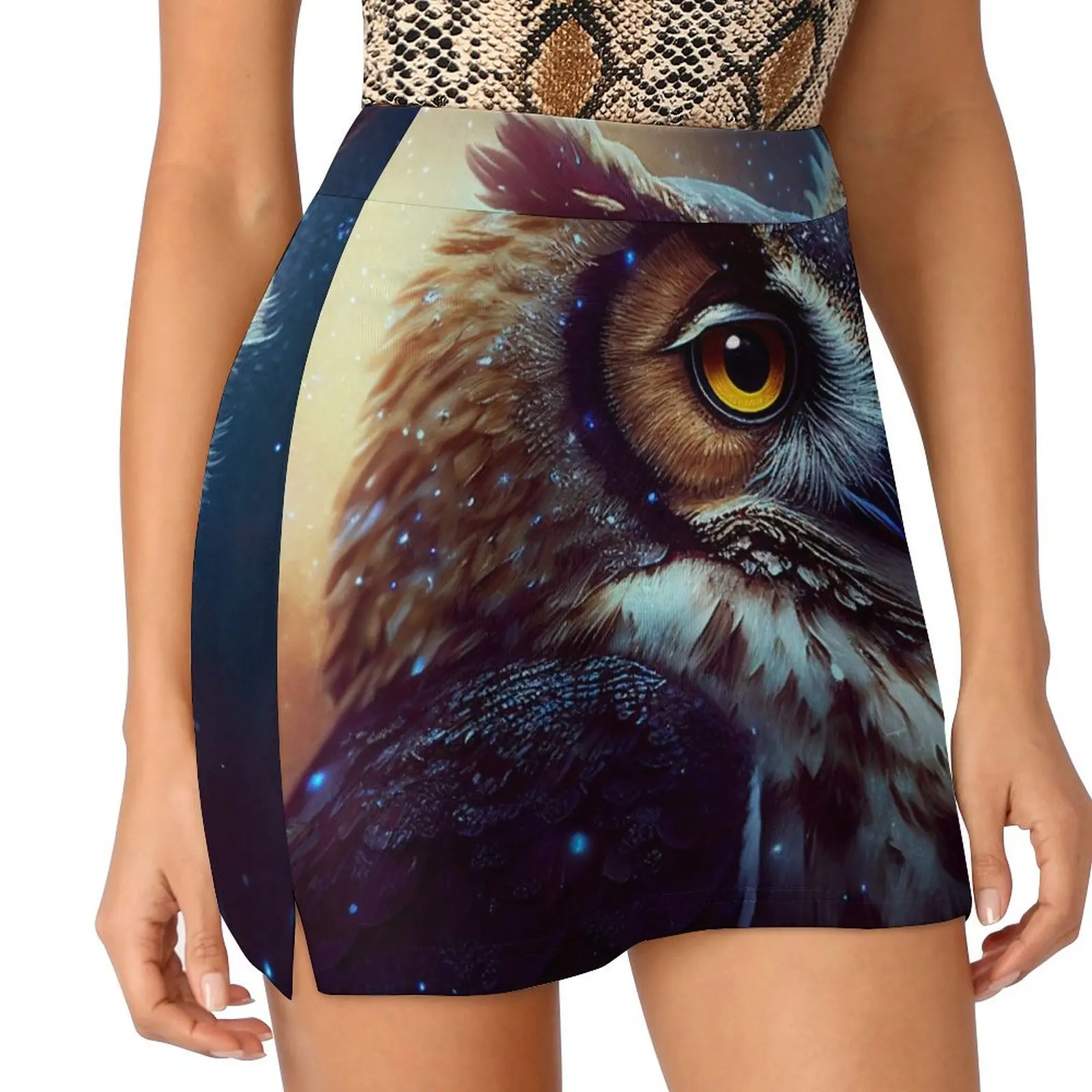 CG Owl in starlight Mini Skirt women clothing 2025 new arrivals Female dress Korean skirts skirts for womens