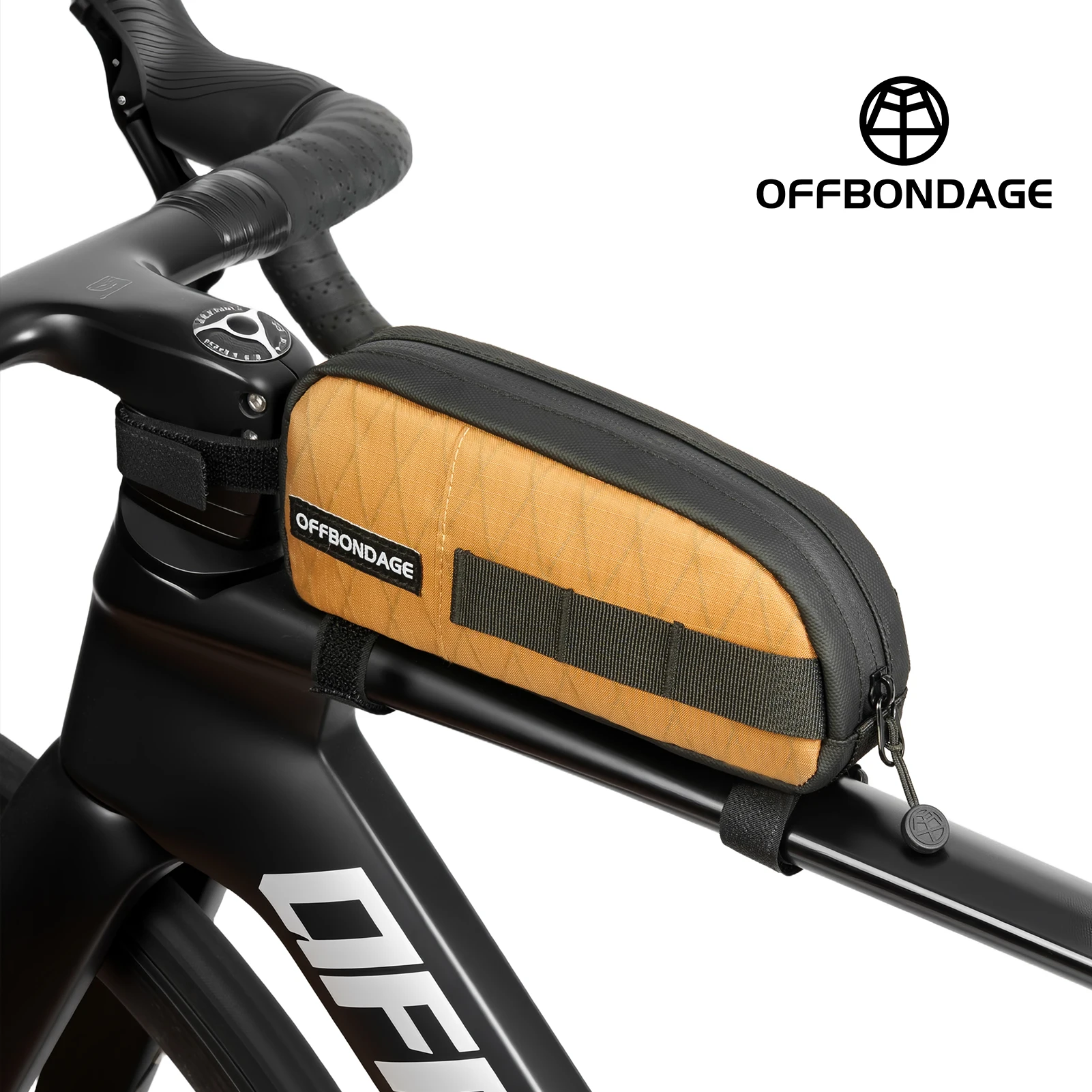 

OFFBONDAGE Bicycle Top Tube Bag Lightweight 1L Bike Front Frame Bag Cycling Bike Handlebar Bag MTB Bag Road Bike Accessories