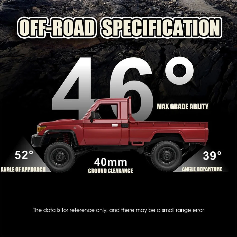 MN نموذج 1:12 RC سيارة MN82 ريترو كامل النطاق محاكاة LC79 RTR 2.4G 4WD 280 موتور التحكم عن بعد مركبة يتم التحكم بها عن بُعد لسيارة تويوتا نموذج