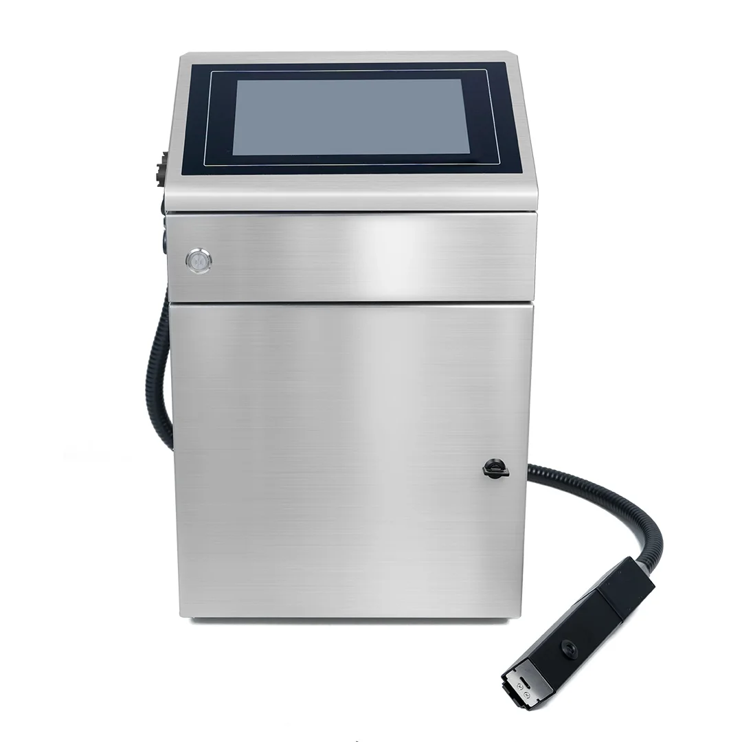DOCOD C1000 Series Continuous Inkjet Printer 2-20mm Print Height CIJ Coding Machine for Food Beverage Bottle Date Code Marking