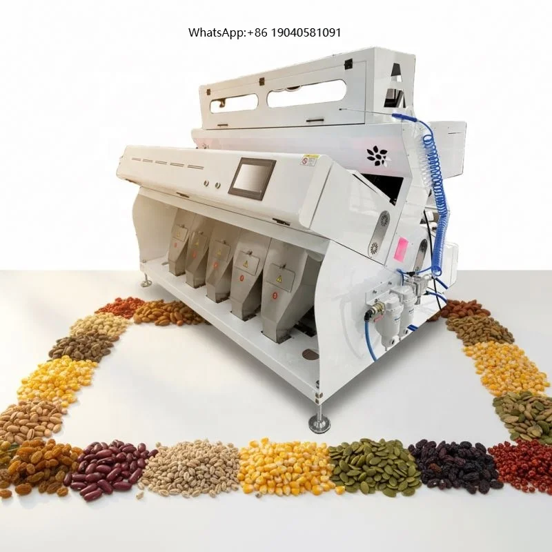 AI-Powered Vision Sanfu Brand Zhejiang Quinoa Coffee Beans Rice Grain Sorting Color Sorter Dry Vegetable Sorting Machine
