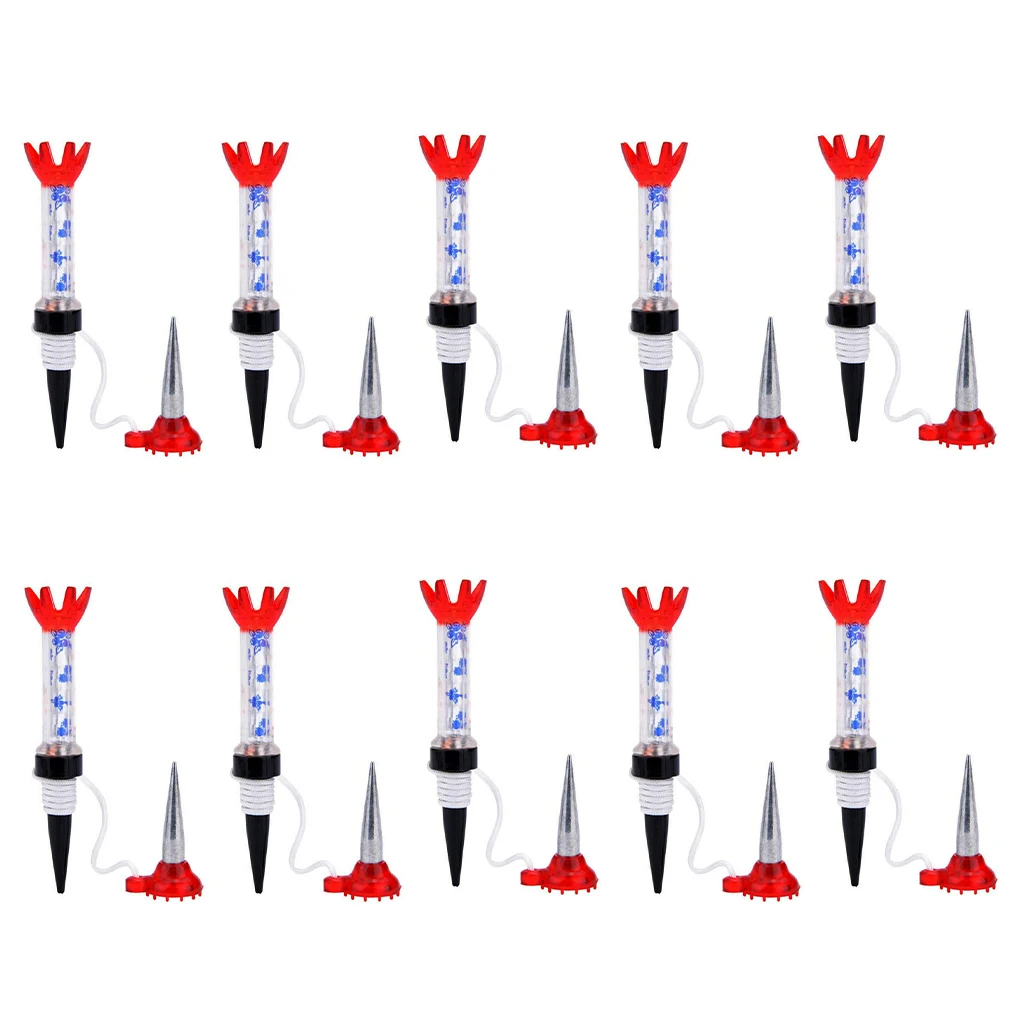 10 Pieces Golf Ball Step Down Tee Holder Training Practicing Equipment