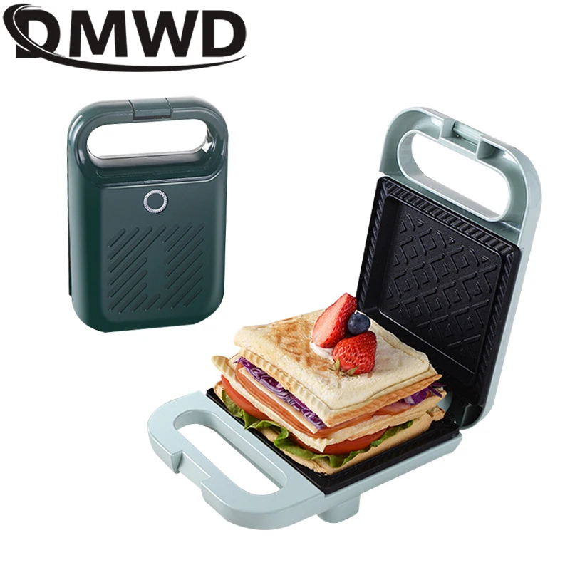 

DMWD Multifunction Electric Sanwich Maker Bread Muffin Breakfast Light Food Machine Omelette Baking Pan Panini Grill Toaster