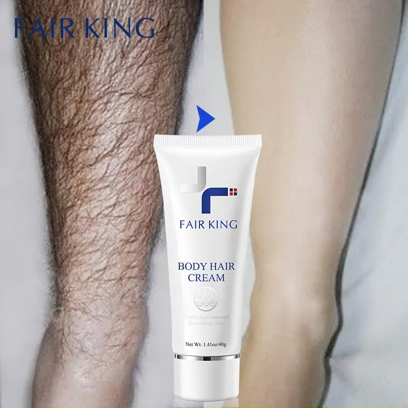 FAIR KING-Crème dépilatoire indolore pour hommes et femmes, épilation, ati elles, jambes, cheveux, soins du corps, rasage, 40g