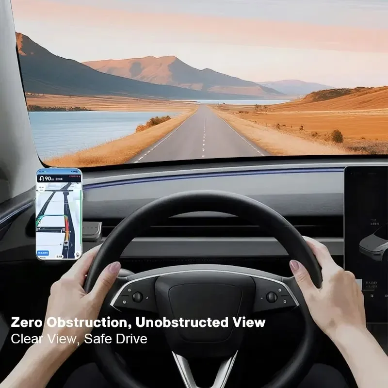 Adjustable Magnetic Car Phone Bracket, Tesla Model Y