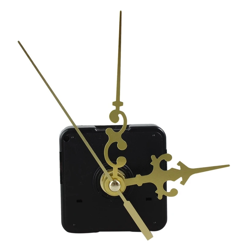 DIY Clock Plastic+Metal Texture Creative Wall Clock Retro Wall Clock Movement Accessories Gold