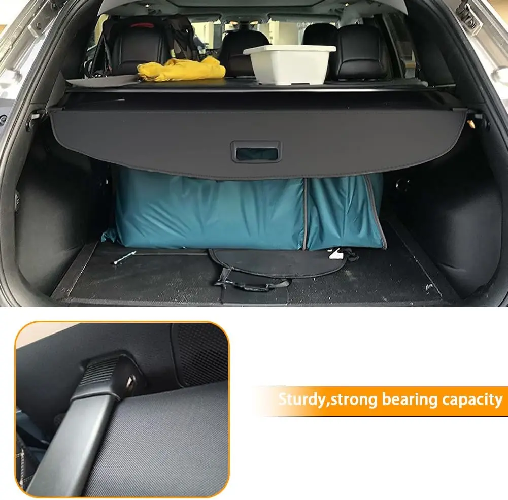 Cubierta de carga SUV retráctil para modelos 2022-2025: parasol de privacidad, protección antirrobo, fácil instalación