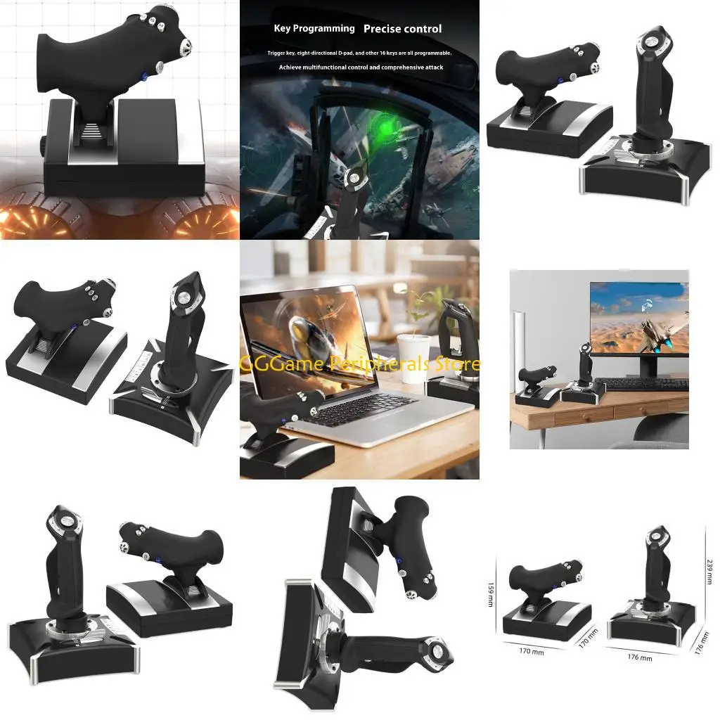 

U55B Vibration Enabled Gaming Joystick USB Connection Suitable for PXN 2119