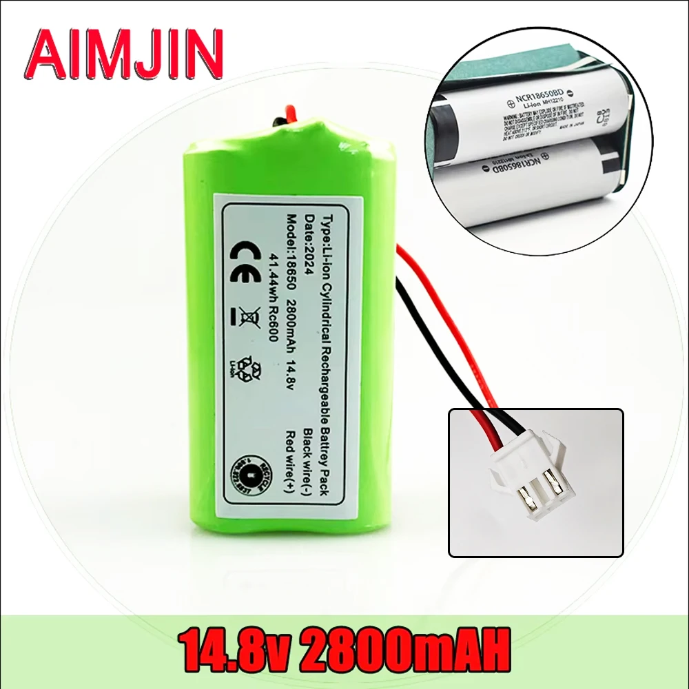 

14.4V Battery 2.8Ah for Conga Excellent 990 1090 1790 1990 Deebot N79S N79 DN622 Robovac 11 Tesvor X500