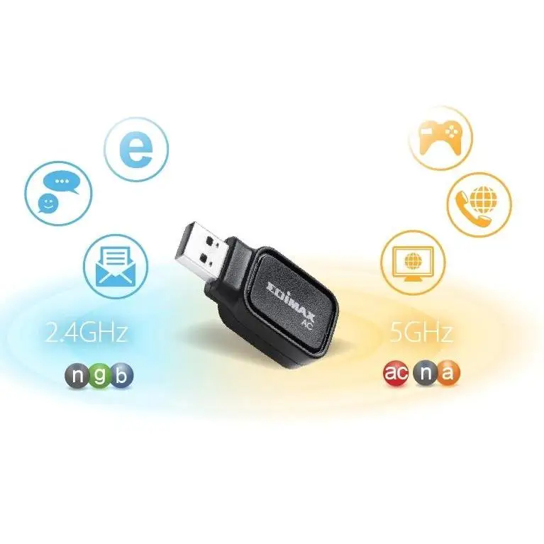 EW-7611UCB AC600 Dual-Band Wi-Fi Bluetooth 4.0 2-in-1 Linux win Adapter Raspberry PI