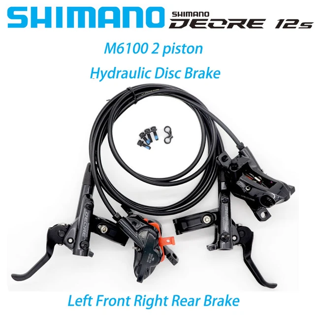 Shimano Deore M6100 2position BL M6100 Brake Lever Bike MTB Resin Hydraulic Disc Brake I SPEC EV Clamp Rotors Pads Front Rear AliExpress