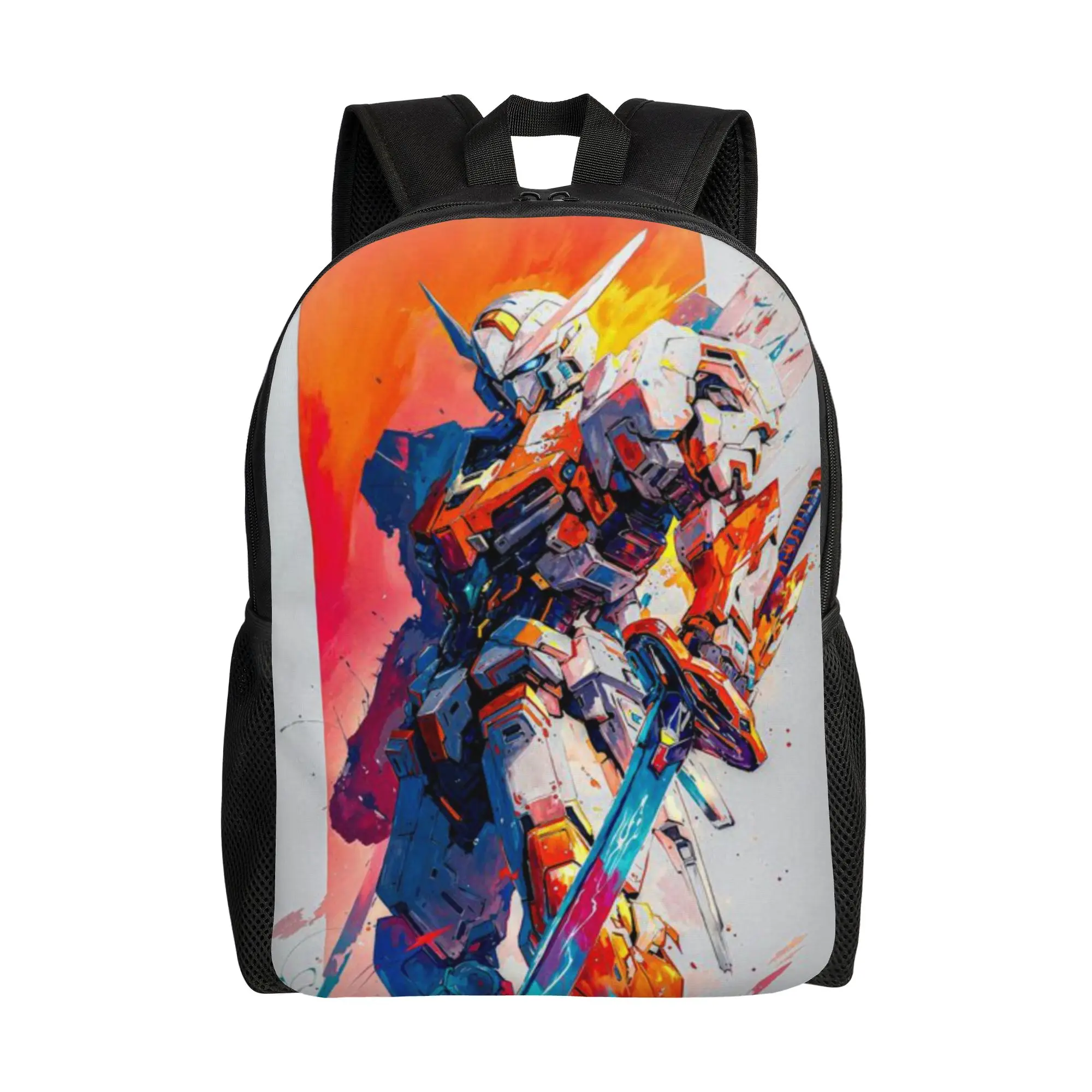 

Back to school season Robot Movies (18) Schoolbag Gundam Couple Harajuku Design Backpack
