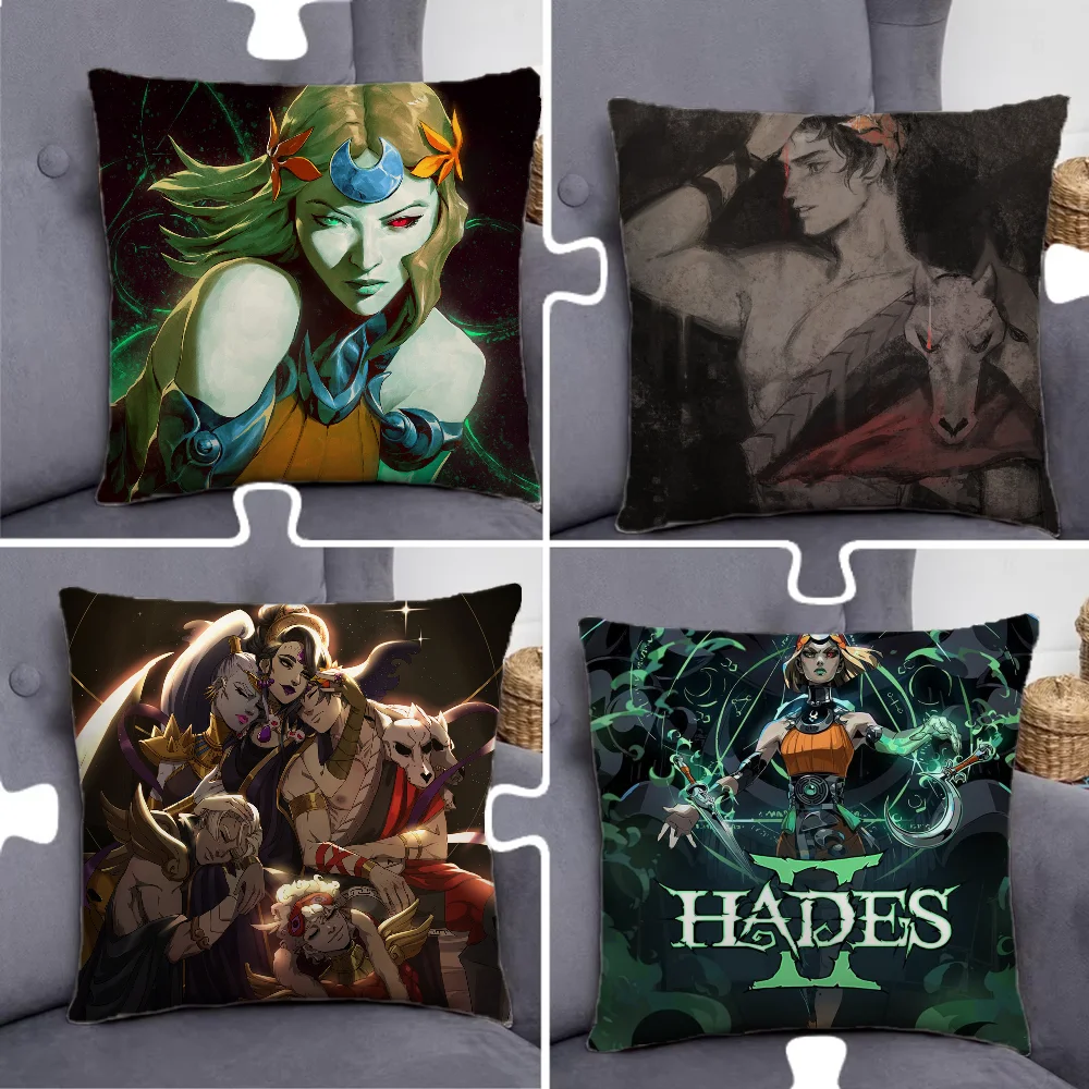 Game H-Hades 2 Pillow Case Pillowcase Home Sofa Cushions Car Cushions Pillowcover Office Pillowshell Pillow