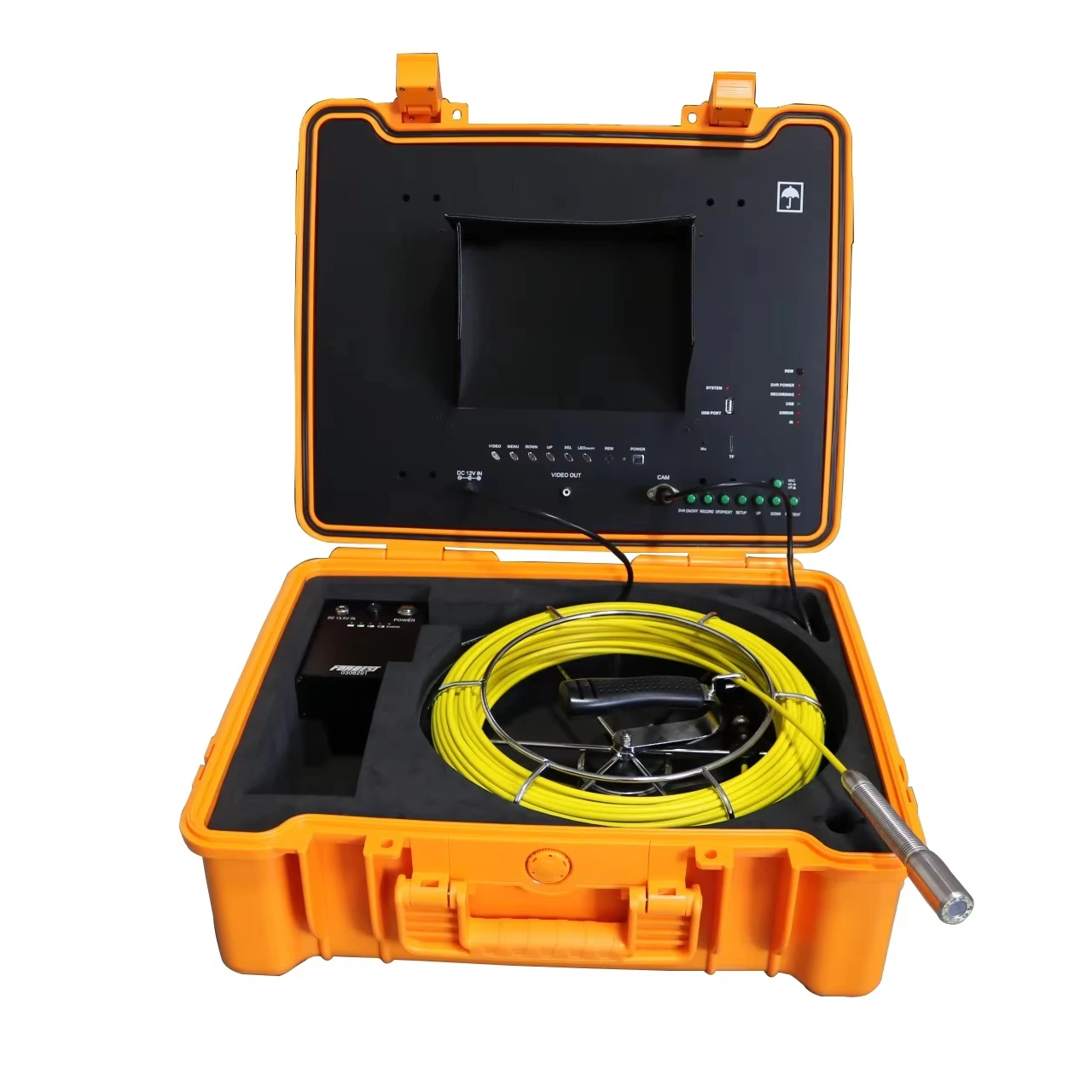 

20-40m Cable Length Optional IP68 High Accuracy Pipe Inspection with 10-inch LCD Display and 6600mA Battery