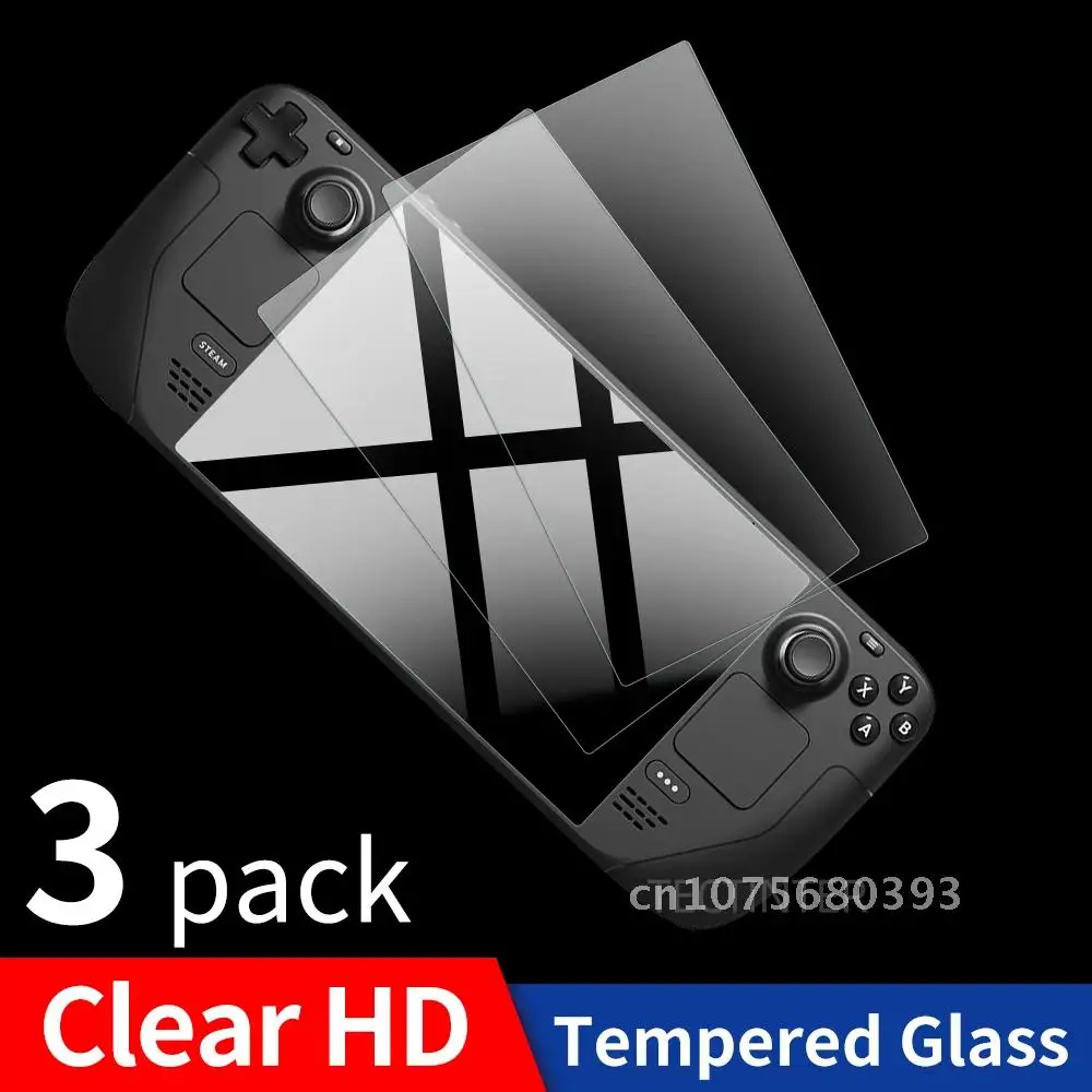 

Premium 9H Tempered Glass Anti-Scratch Screen Protector Guard Film for Valve Steam Deck Game Console Accessories