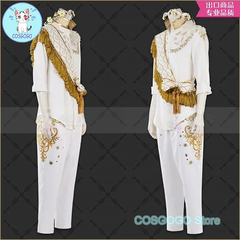 COSGOGO [Customized] Game Twisted Wonderland SCARABIA Jamil Cosplay Costume Halloween Suit Carnival Uniforms Casual Wear Fancy