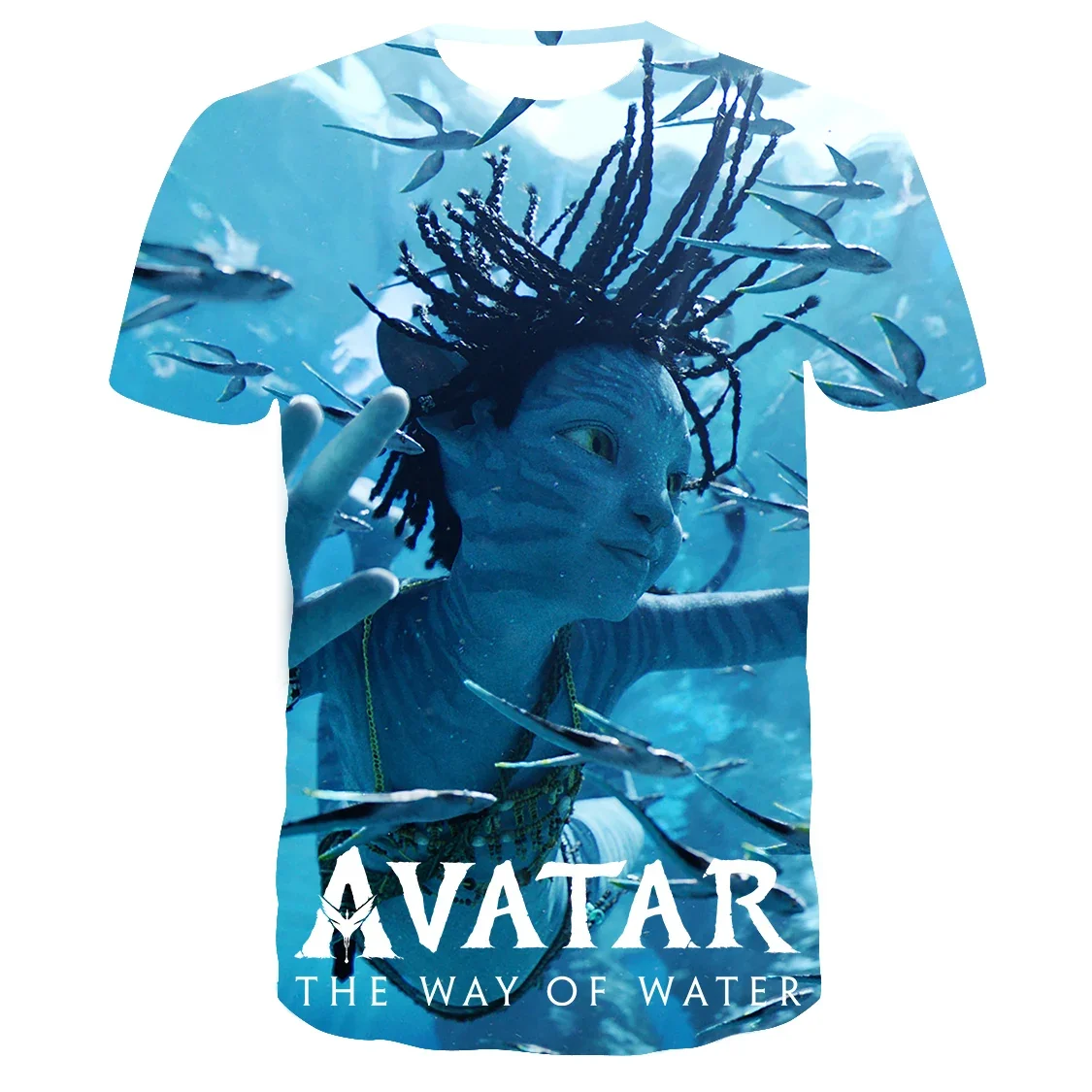 MINISO T-Shirts Avatar The Way of Water 3D Print Streetwear Men Women Fashion Oversized T Shirt Kids Boy Girl Tees Tops Clothing