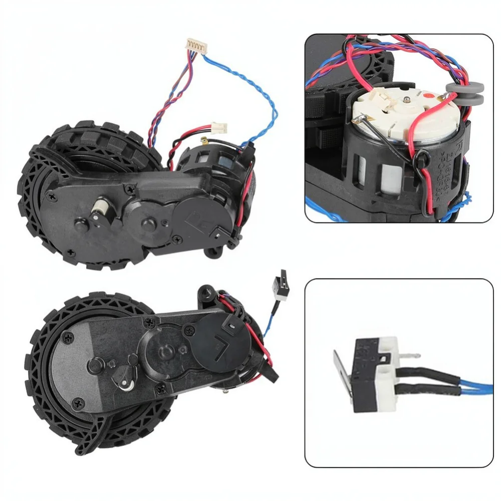 Drive Wheel Motorized Tire Spare Part For Ecovacs N8 T8 T9 Robot Vacuum Repairing Accessory Replacement Module