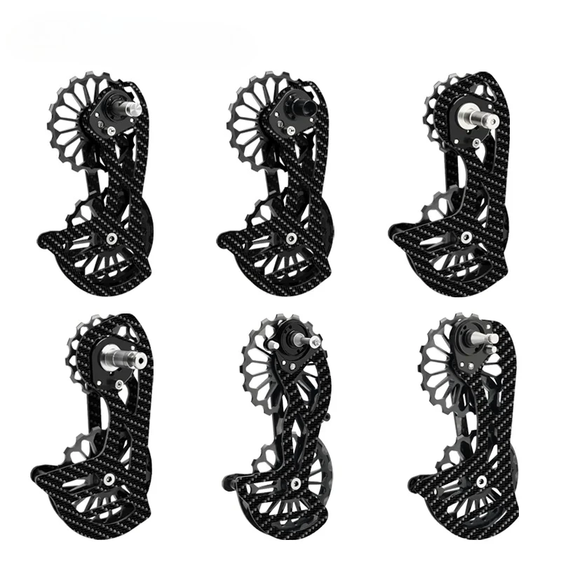 

Bicycle Rear Derailleur Carbon Fiber Ceramic 13T 17T Pulley Guide Wheel For Shimano R5800 R6800 R7000 R8000 R9000 For Sram