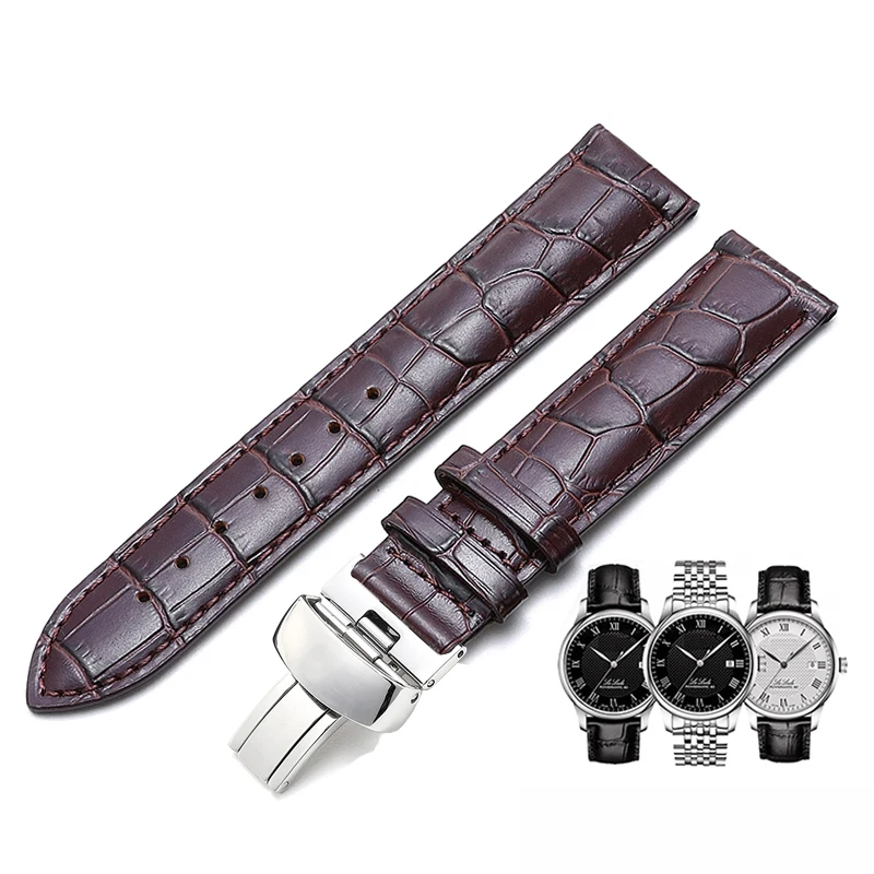 Genuine Leather watchband For Tissot Le Locle T41 T006 PRC200 Watch Strap 18 19 20 22mm Wrist Bracelet 1853 Band free shipping