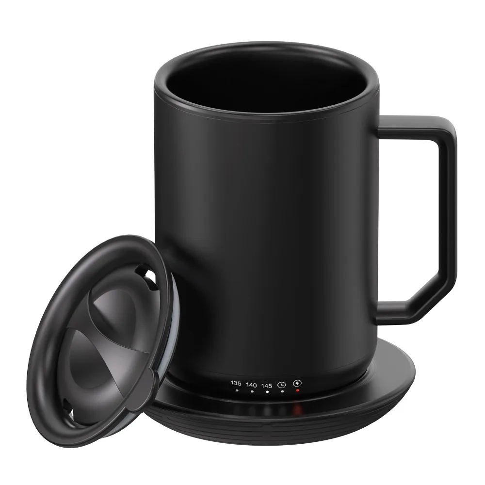 

Warming Coffee Mug, 12oz. Stainless Steel Coffee Mug with Mug Warmer Coaster and Lid