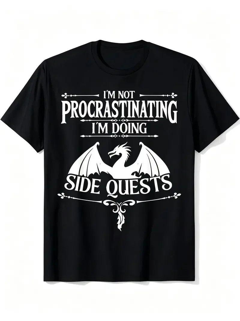 Men's RPG Gamer Graphic T-Shirt, 