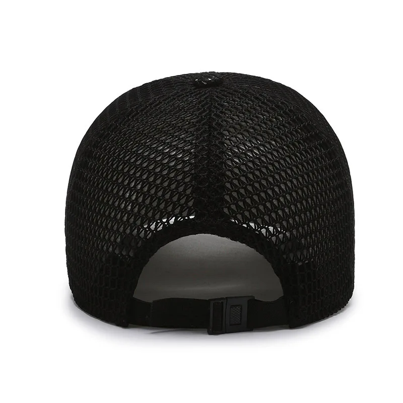 Big brim men's hat summer sports men's sun hat outdoor simple sun baseball mesh hat breathable peaked cap image 2
