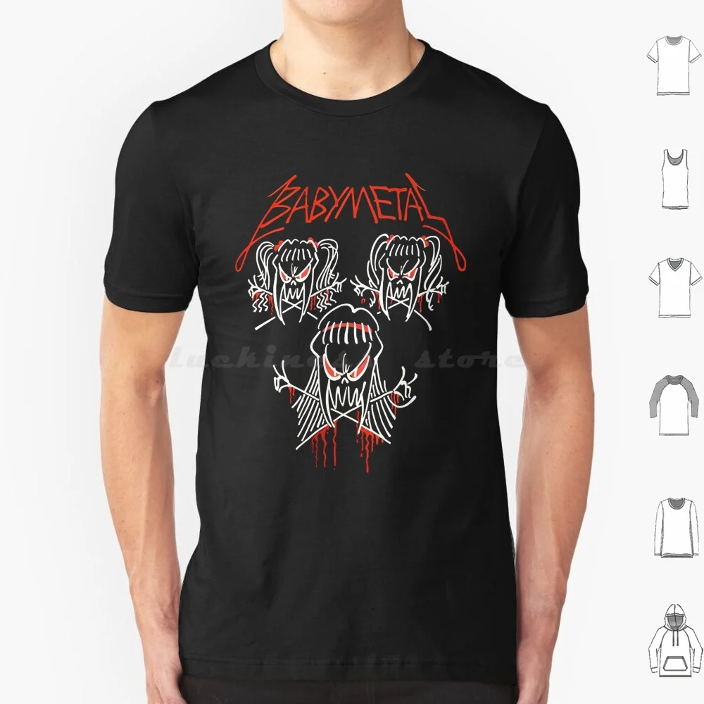 T Shirt Men Women Kids 6xl Kawaii Metal J Pop Anime Sumetal Moametal Momometal Japanese Metal Band