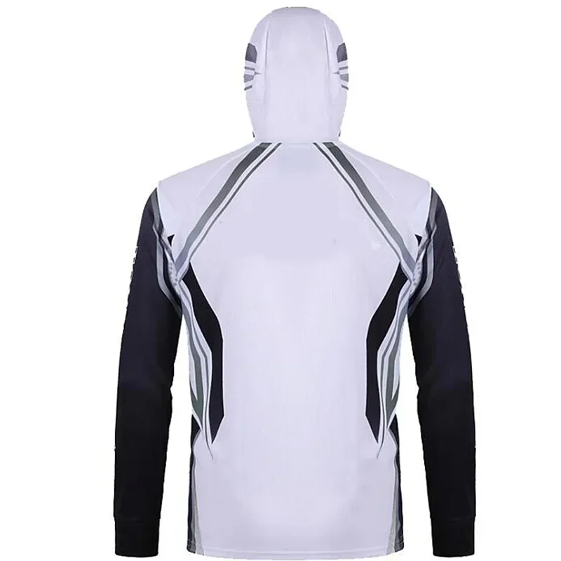 Fashionable Men's Sublimation Long Sleeve Anti-UV Comfortable Jerseys High-Quality Fishing Clothing Fishing Hoodie