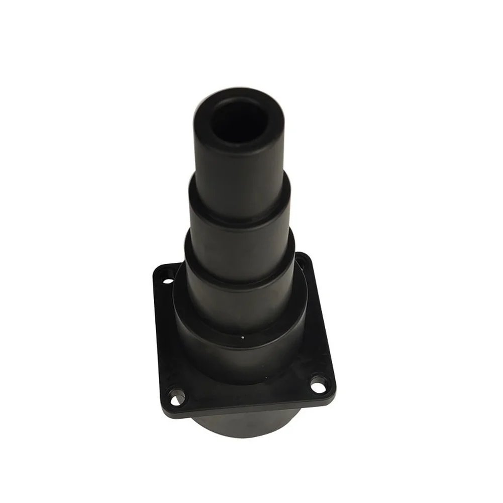 Black PP Vacuum Hose Connector Adapter Compatible with 1 in 1-1/4 in 1-1/2 in 2 in Internal External Diameters