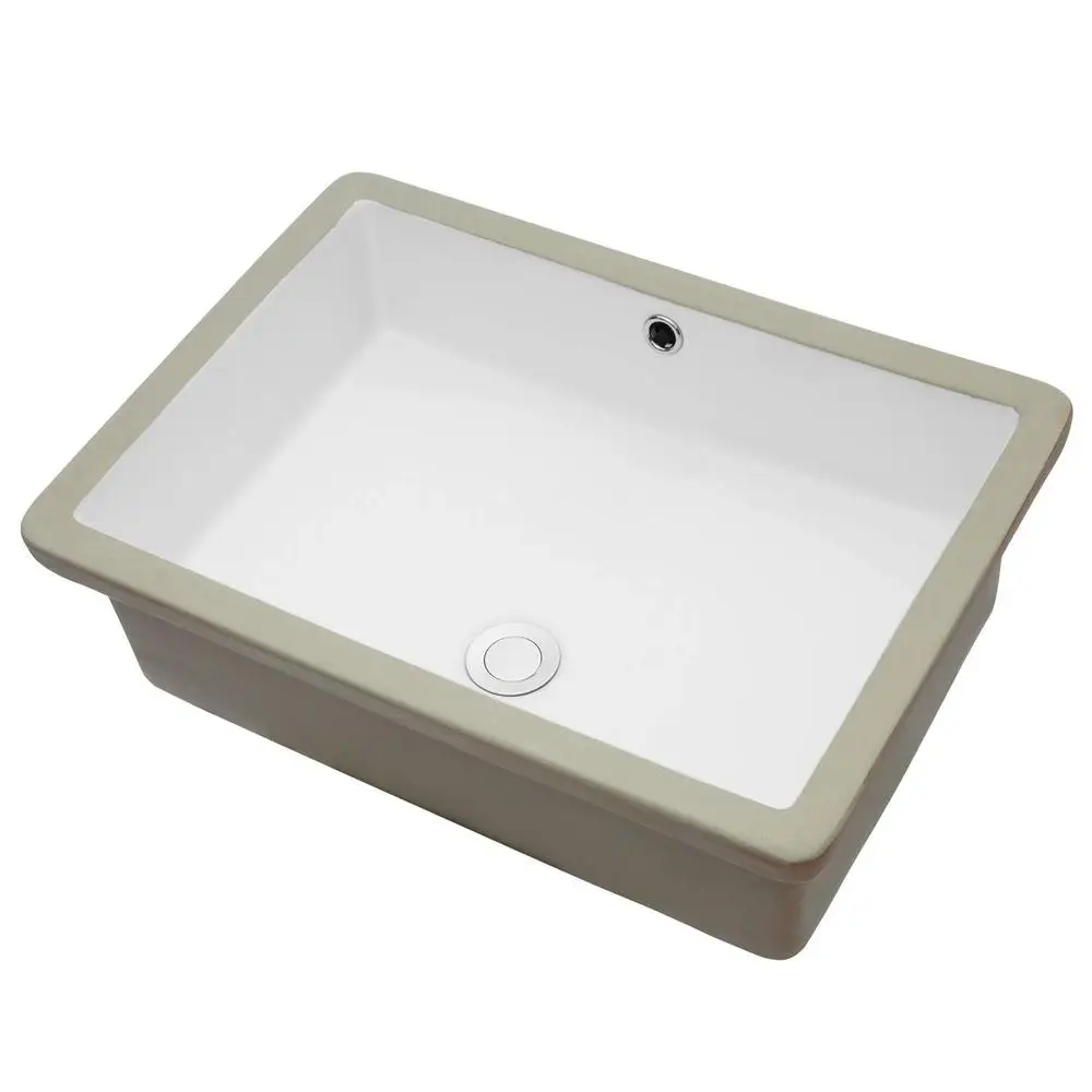 Rectangular Undermount Bathroom Sink 22