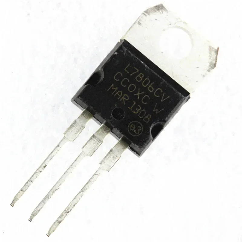 20 unids/lote en línea L7806CV 6V TO-220 regulador de voltaje de tres terminales