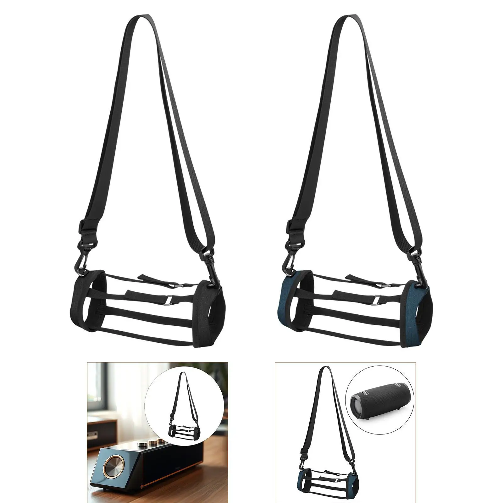

Travel Protective Cover Protection Outside Pouch Portable Speaker Carrying Case Shoulder Bag Storage for Charge5 Parties Camping