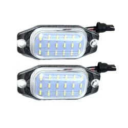 2X LED Car License Plate Light Number Lamps For Toyota Land Cruiser Prado 2010-2016 Land Cruiser(FJ80) FJ Cruiser XJ10 GSJ15