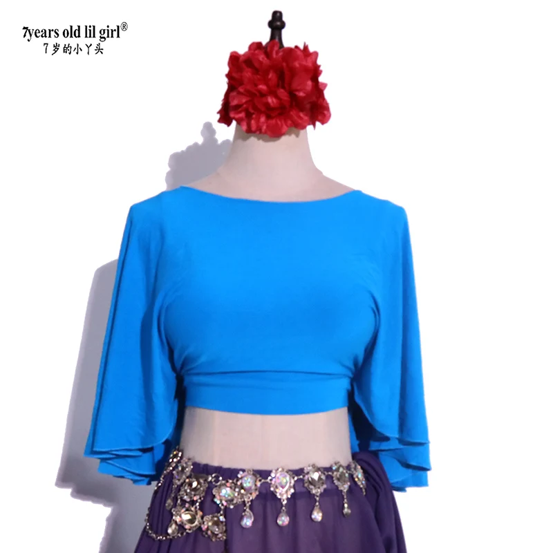 Classic Belly Dance Autumn Winter New Modal Cotton Short-Sleeved Top GKK41