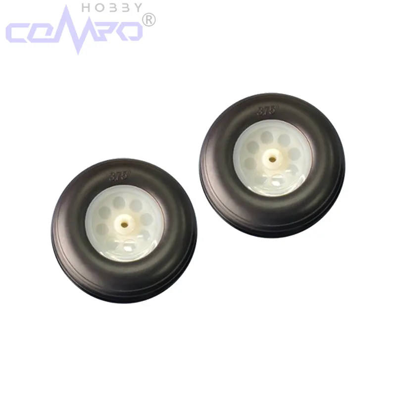 

4Pc/2Pc 1-5inch High Quality High Flexibility PU Wheel Tail Wheel Tires For KT foam Fixed Wing RC Aircraft Model Plane Replace