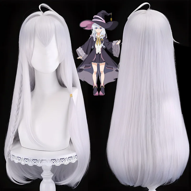 

Synthetic Gradient Silver Wig Long Straight Cosplay Hair Costume Party Heat Resistant Fiber for Women Girl Anime Roleplay