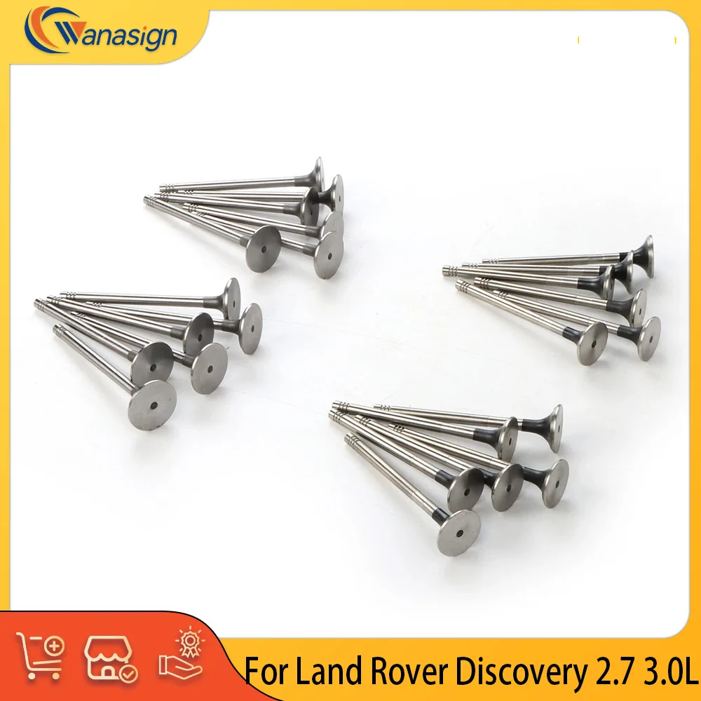 

Детали двигателя, впускной и выпускной клапан, подходят для 2.7 3.0 L 276DT 306DT Diesel для Jaguar XF Land Rover 2.7L 3.0L V6 05-22