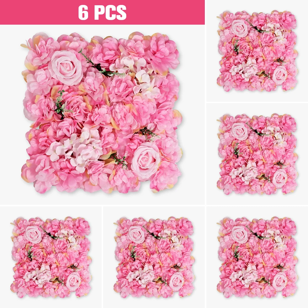 6 шт., искусственные цветы, на – обзор и цена Flower Wall Panel