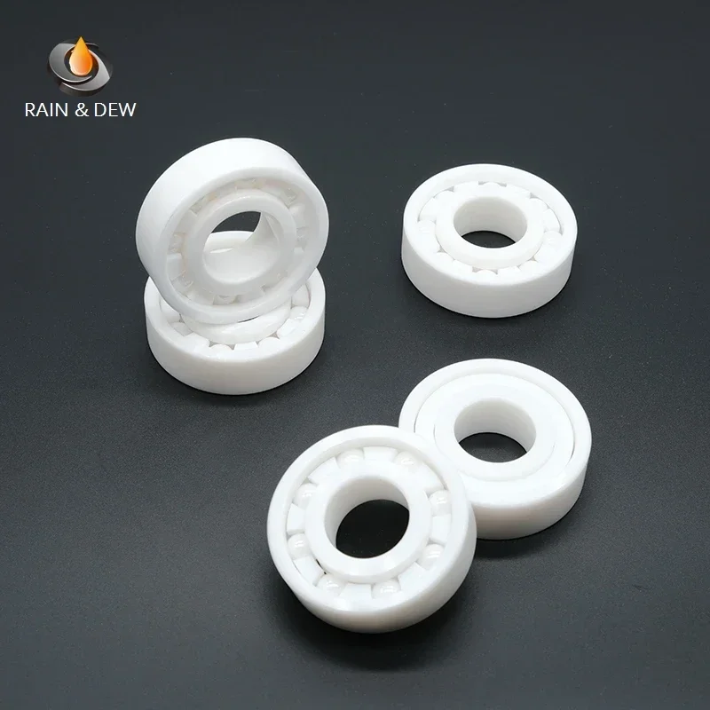 1Pcs 6205 Full Ceramic Bearing ZrO2 25*52*15 mm 6200 6201 6203 6204 6000 6001 6002 6003 6004 6005