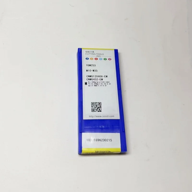 

CNMG120408-EM YBM153 /CNMG120412-EM YBM153 /CNMG120408-EM YBM253 /CNMG120412-EM YBM253 CNC turning blade carbide inserts 10Pcs