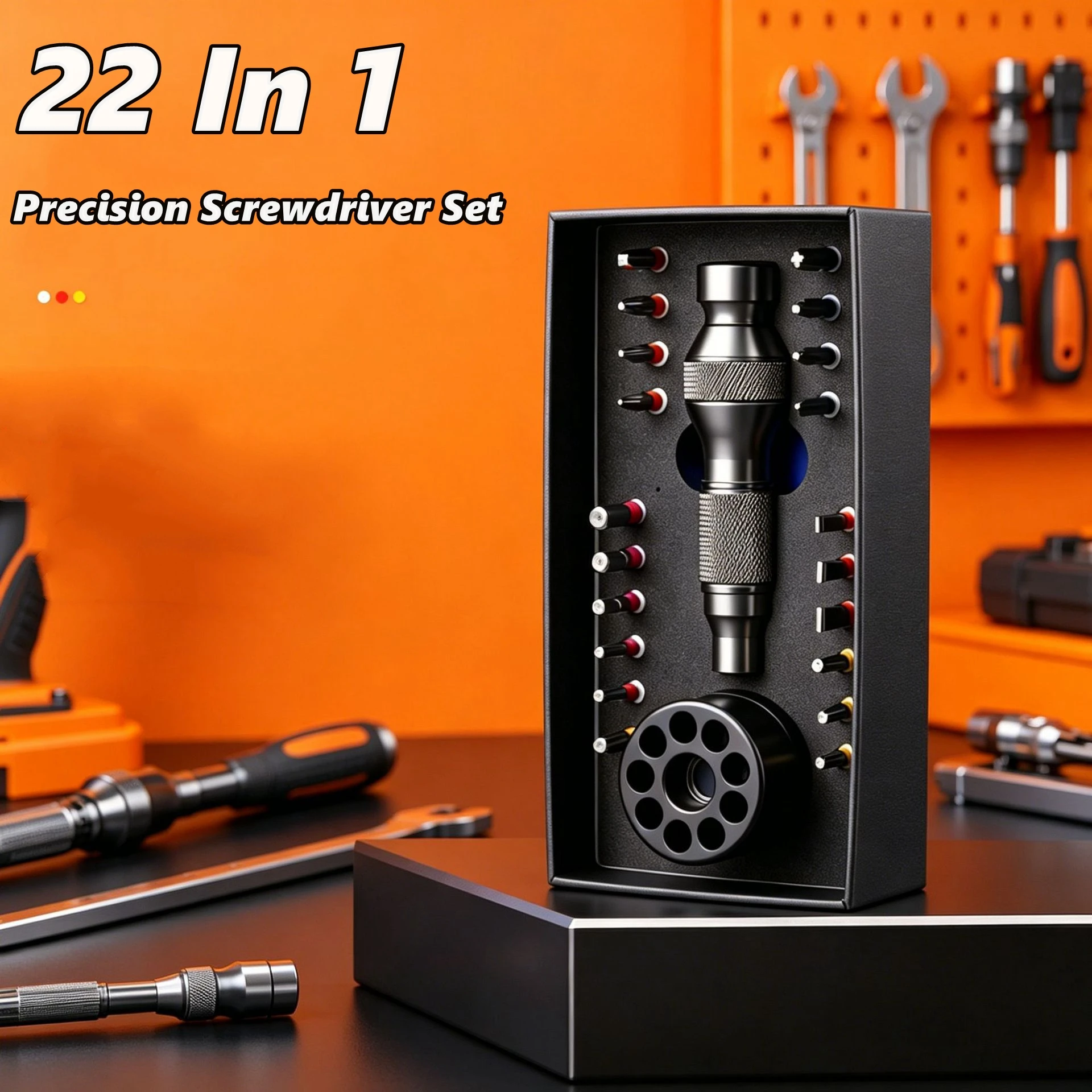 

22-in-1 Magnetic Screwdriver Set Screw Driver Set Kit for Motorcycle Bicycle Repair Tool Durable Anti-Slip Easy to Use Ideal f