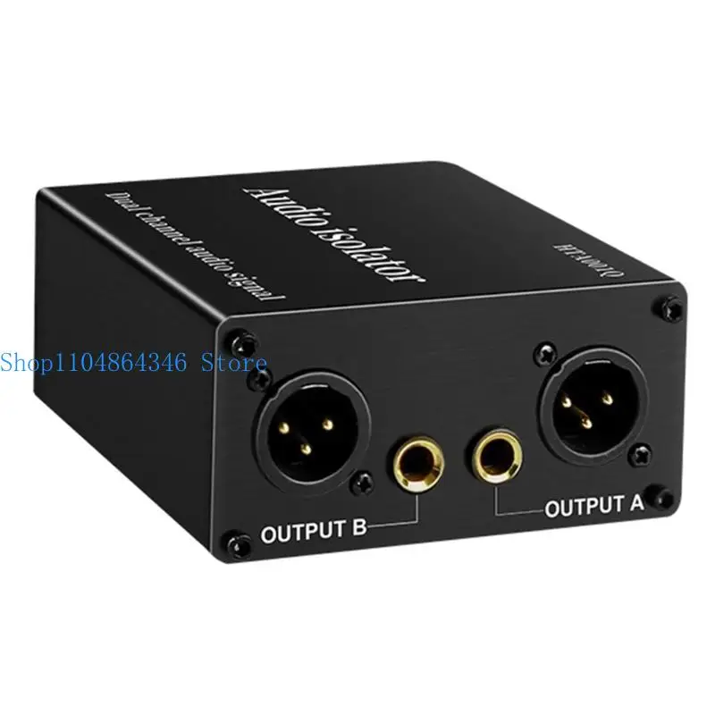 652F Durability Metal Music Ground Looping Isolator Prevents Noise In Music Systems
