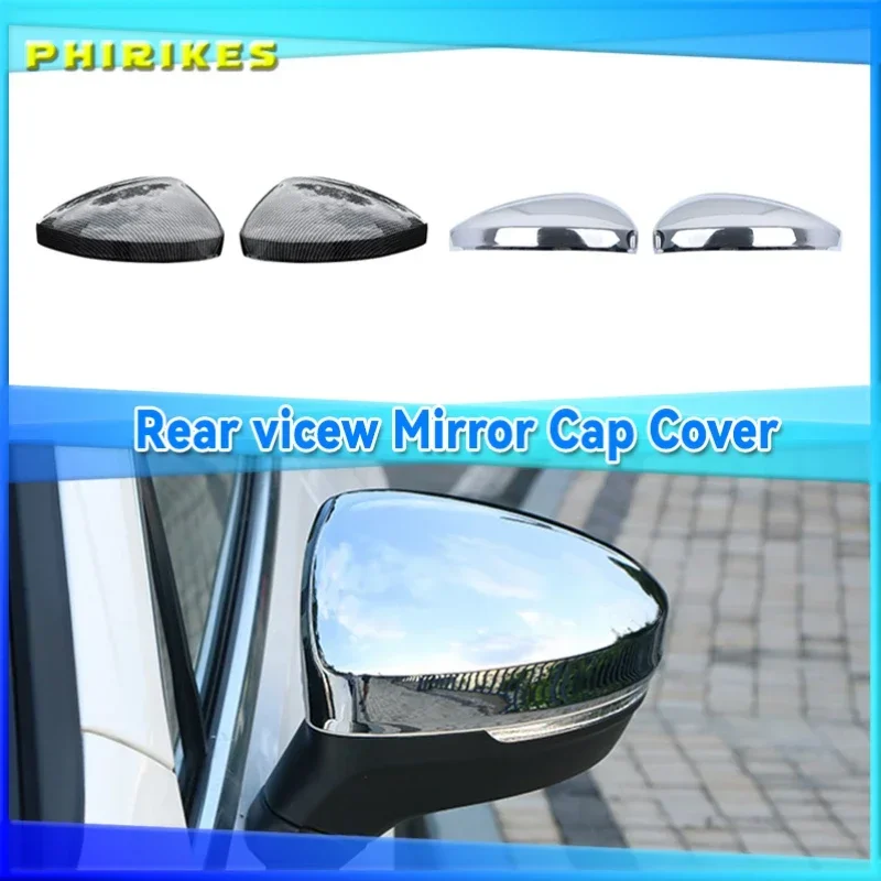 

Auto Side Rearview Mirror Cover Wing Mirror Shell Cap Housing For VW Tiguan 2017 2018