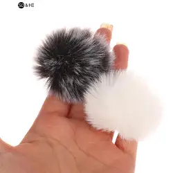 Universal Lapel Mic Furry Windscreen Fur Windshield Wind Muff Soft Comfortable Lapel Lavalier Microphones Cover