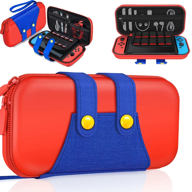 

For Switch Case Compatible with For Nintendo Switch and Switch OLED Console, For Switch Carrying Case Portable Travel Carry Case