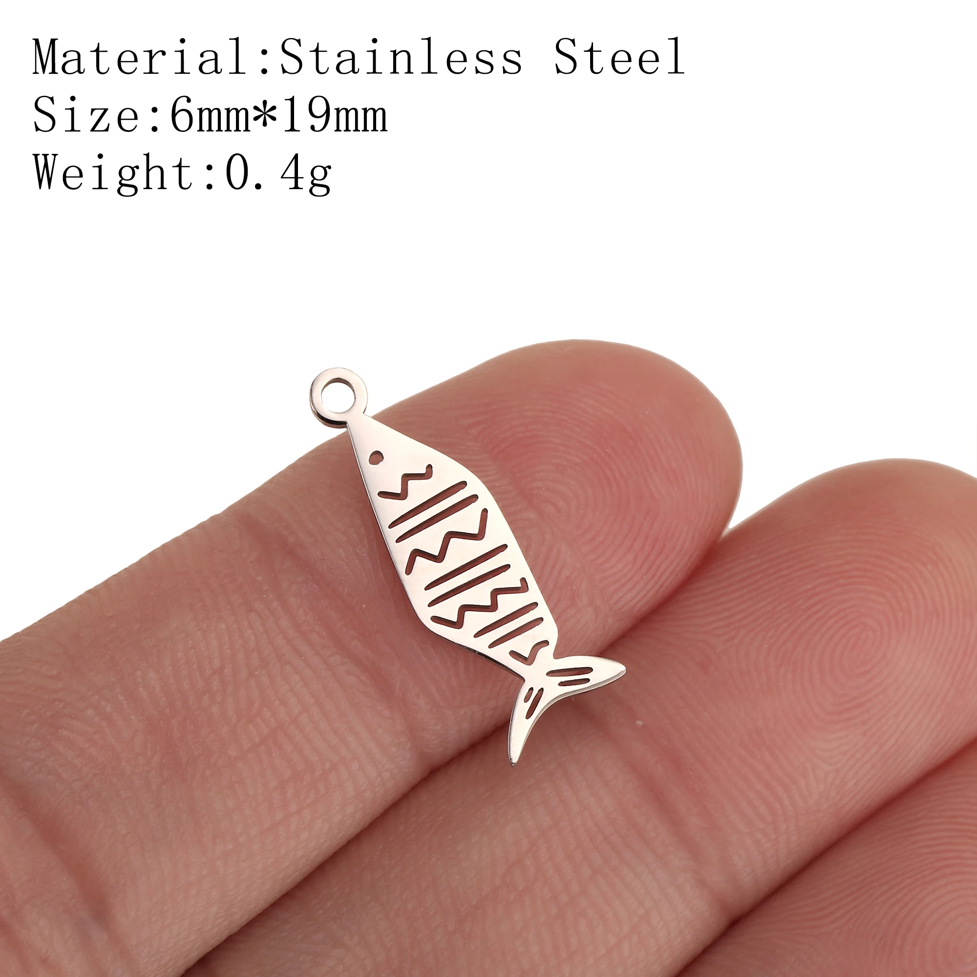 5 stuks Oceaan Vis Zee Charms RVS Surfer Wave Zeemeermin Staart/Schildpad/Zeester Hangertjes DIY Ketting Oorbel Sieraden maken